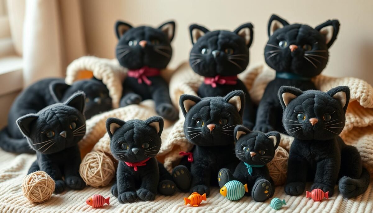 black cat plush toys