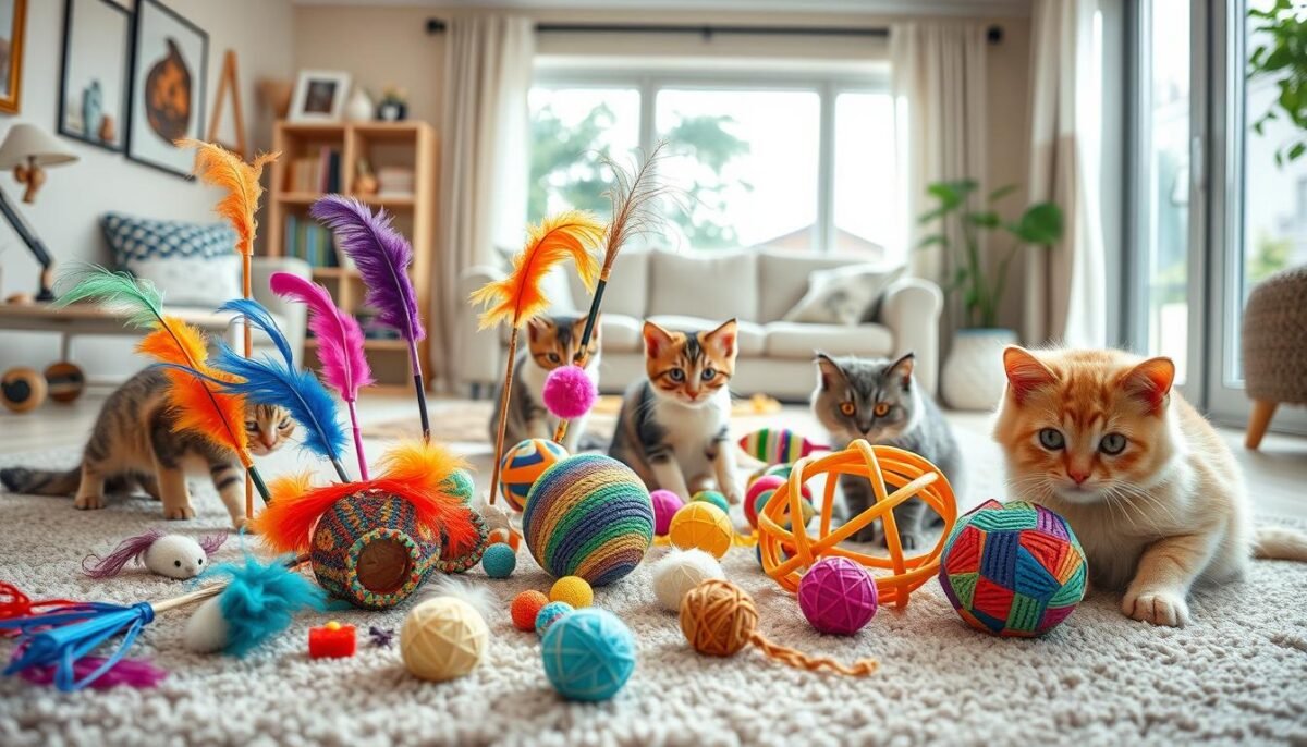 cat play toys