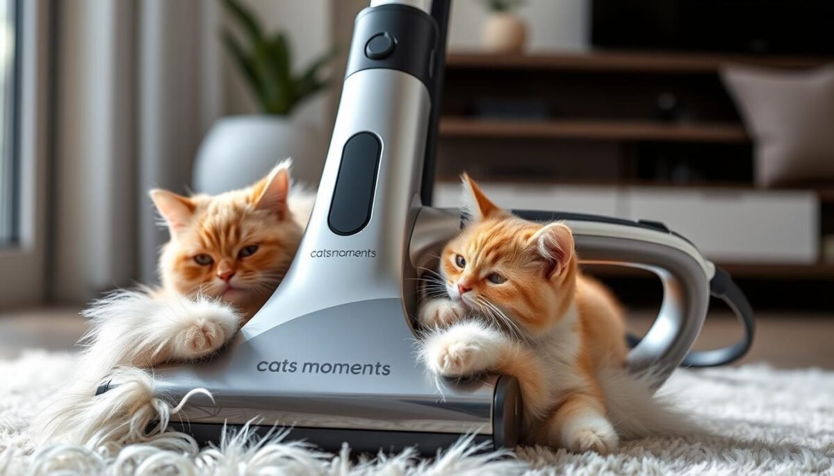 cat vacuum groomer