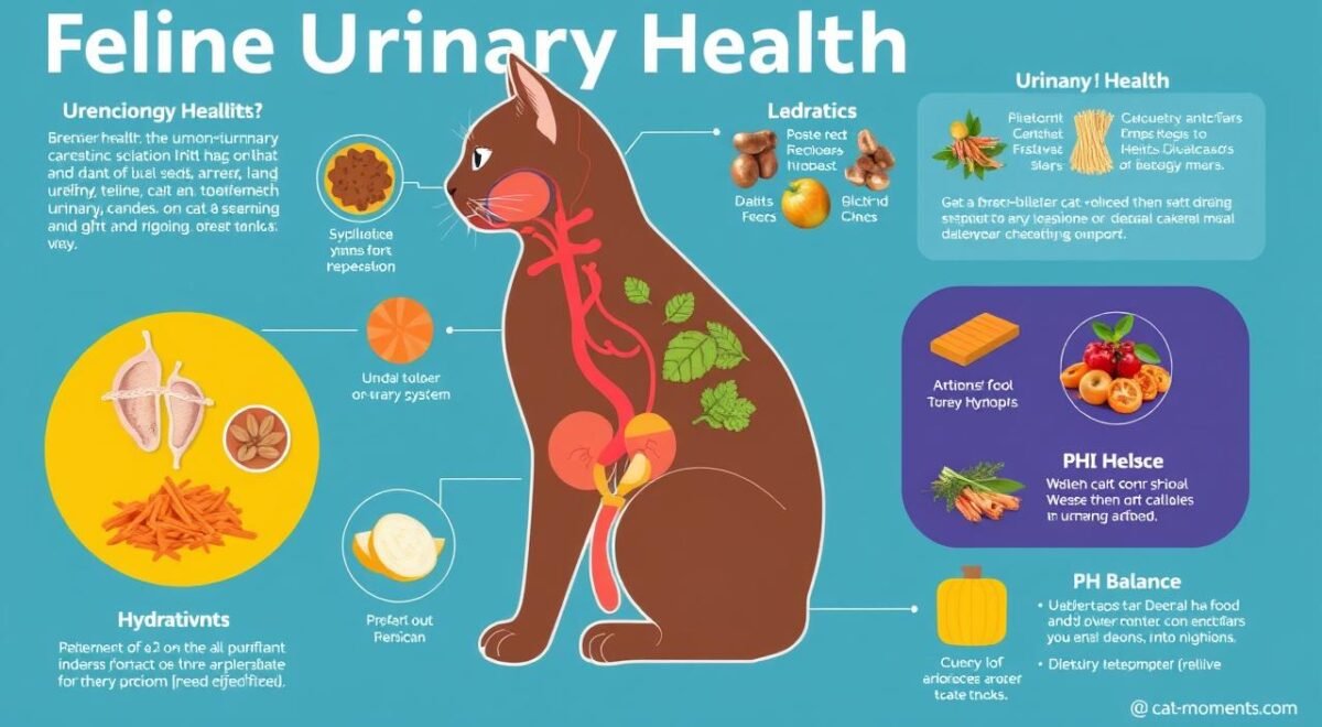 Feline Urinary Health Diagram